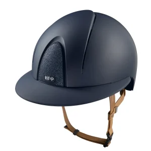 Casque d’équitation KEP Smart Nova Textile Star – Jugulaire Beige & Visière Polo